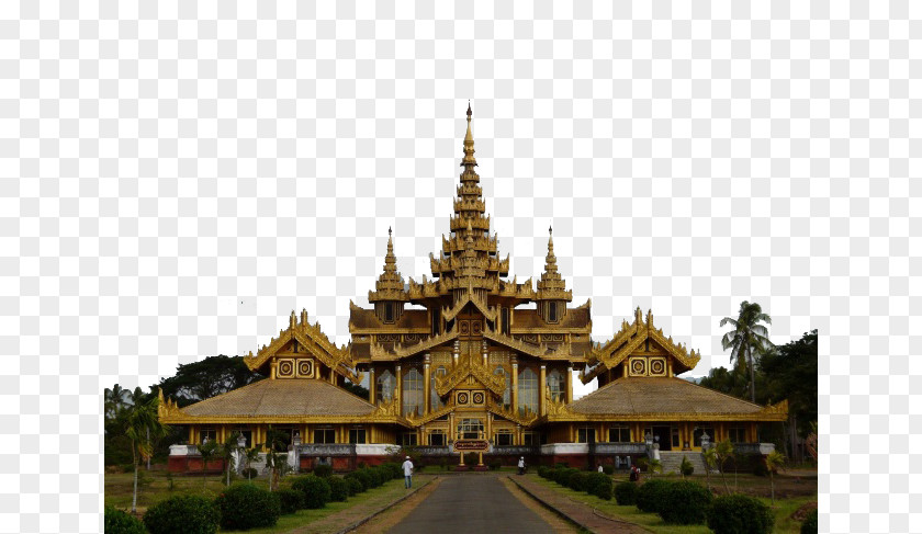 Myanmar Bogut Palace Shwemawdaw Pagoda Shwedagon Shwethalyaung Buddha Kanbawzathadi PNG