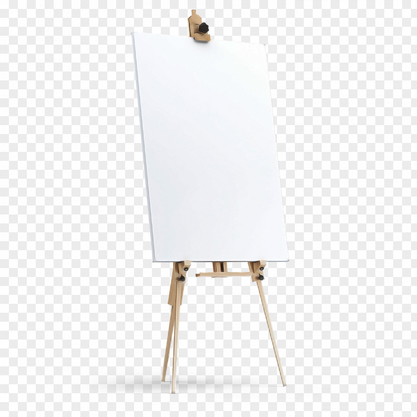 White Easel Tripod Table Lamp PNG