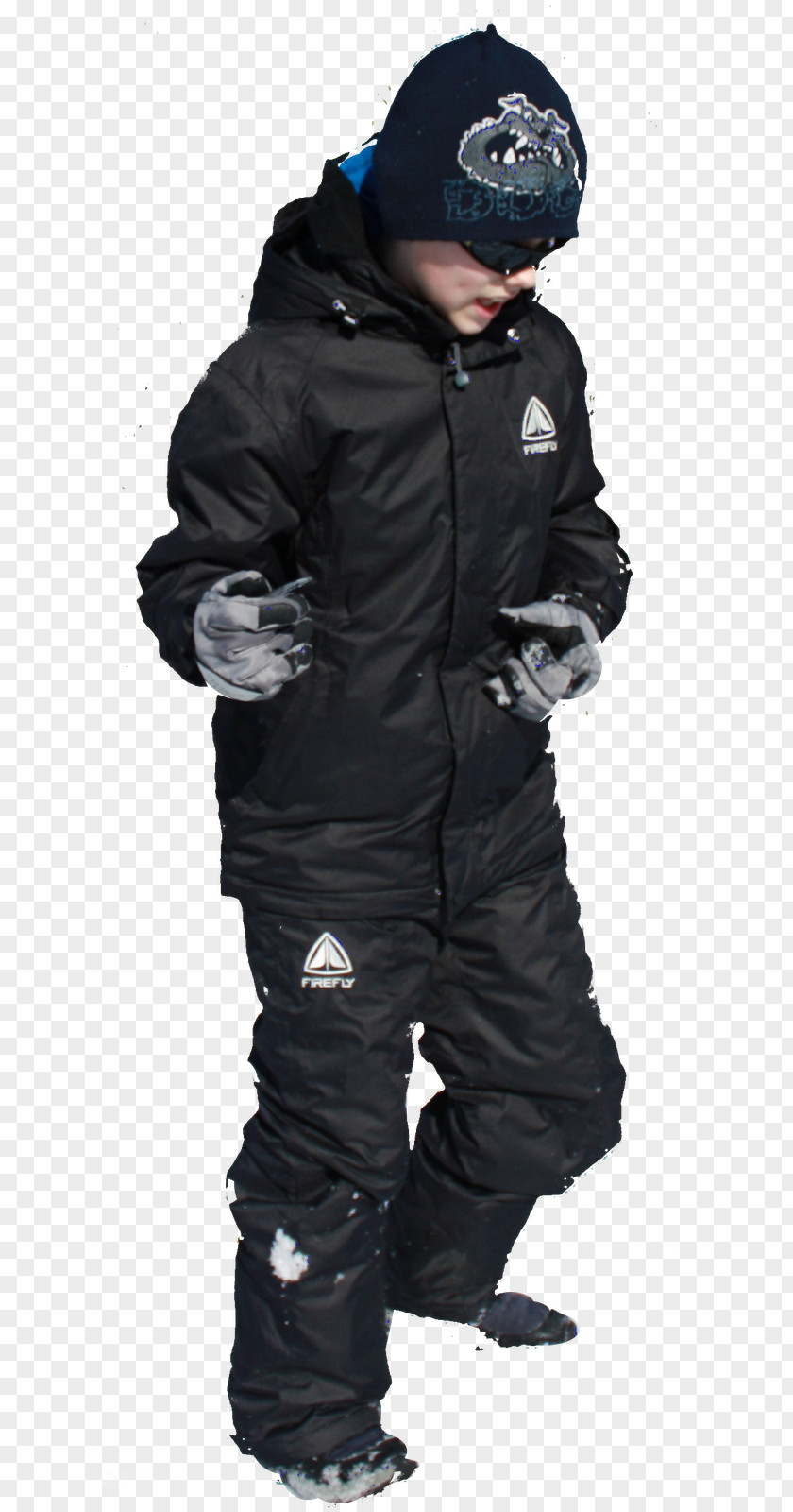 Winter Dry Suit Black M PNG
