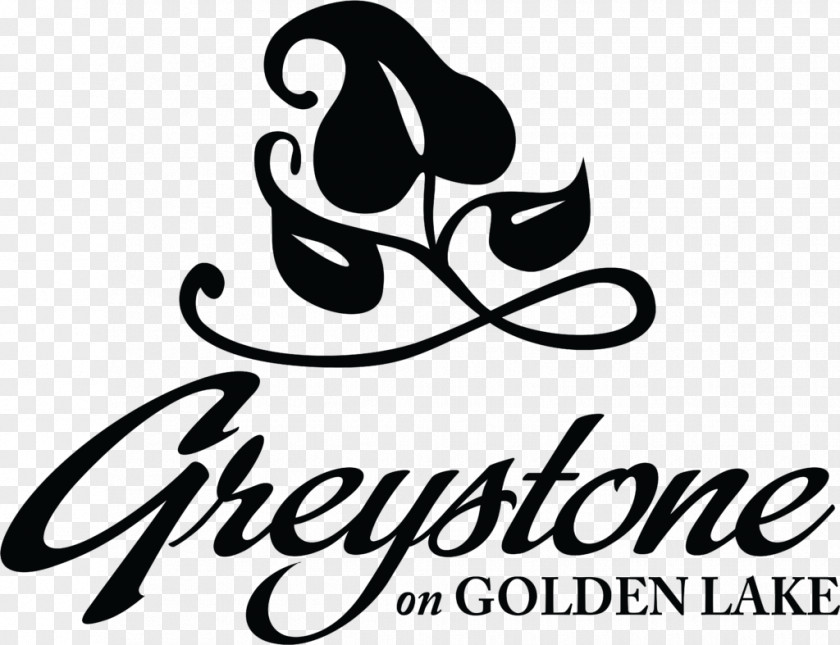 Design Logo Greystone On Golden Lake Graphic Calligraphy PNG