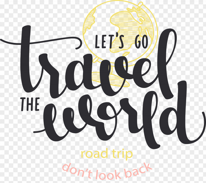 Global Travel Art Word T-shirt Bag Icon PNG