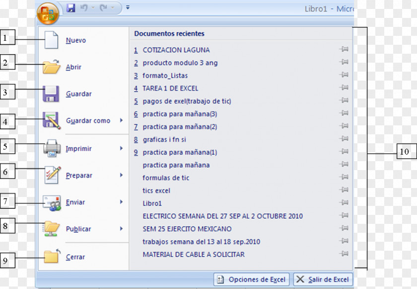 Microsoft Screenshot Office 2007 Word Excel PNG
