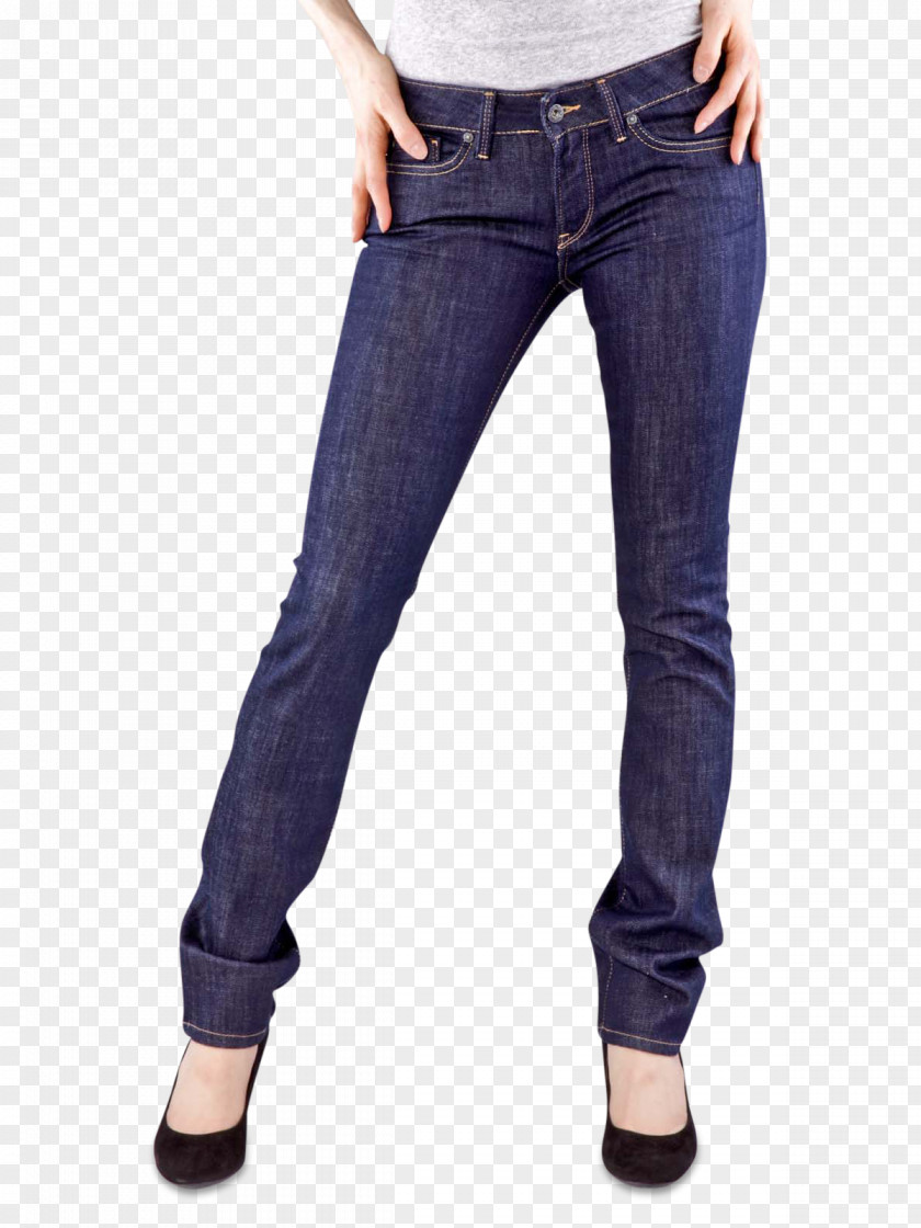 Slim Woman Jeans Denim Waist PNG