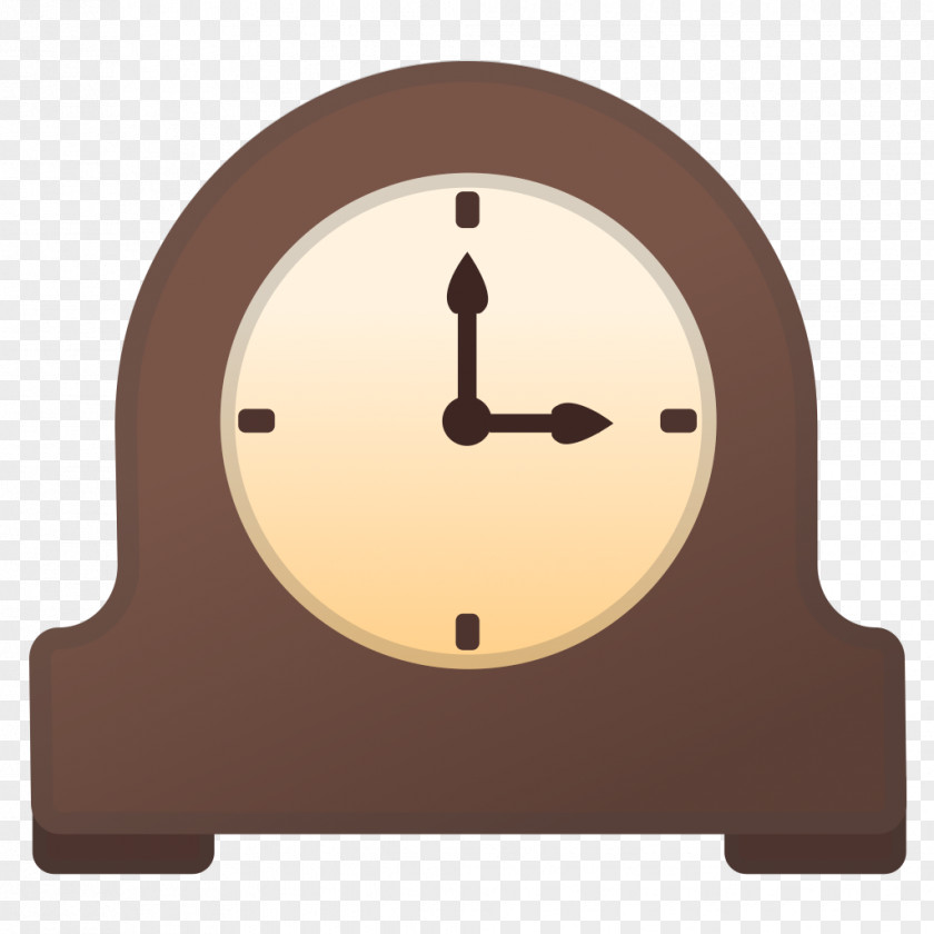 Clock Mantel Fireplace PNG