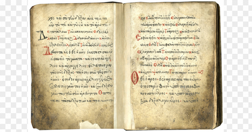 Manuscript Euchologion Trebnyk Eastern Orthodox Church Liturgical Book PNG