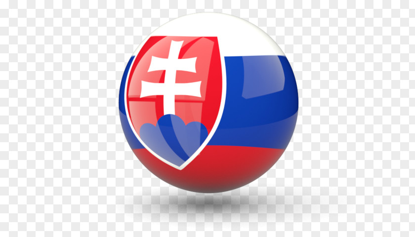 Spherical Earth Flag Of Slovakia PNG