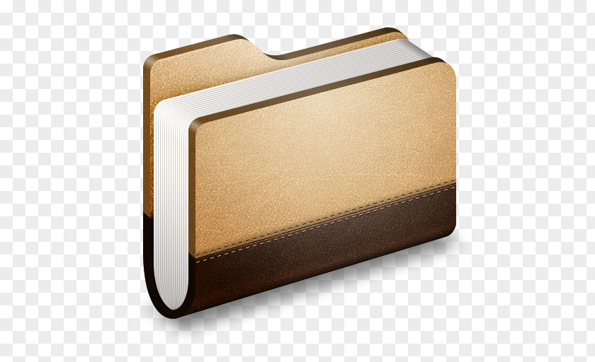 Library Brown Folder Rectangle PNG