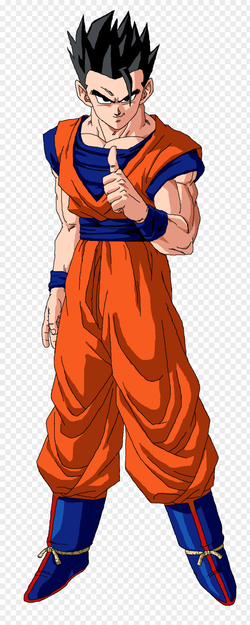 Mystic Gohan Majin Buu Trunks Videl Goku PNG