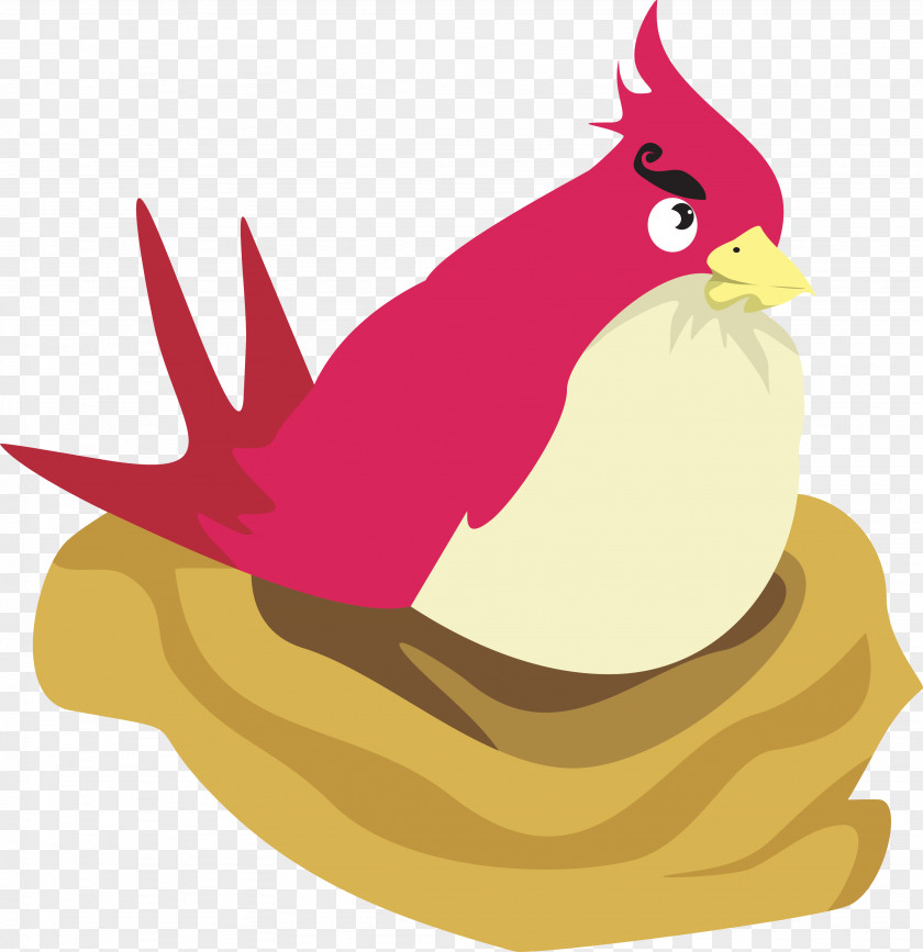 Angry Birds Vector Rooster Chicken Bird Clip Art PNG