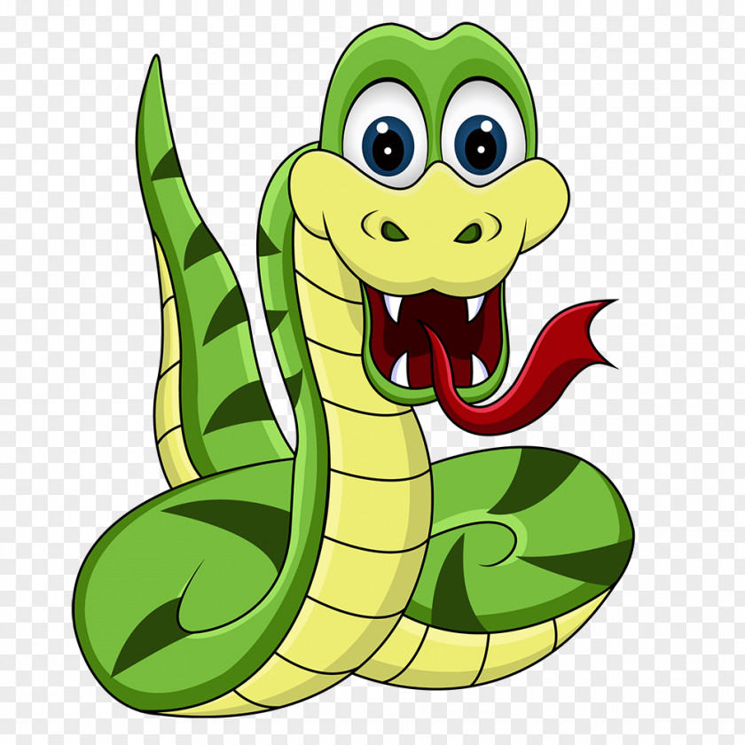 Cartoon Snake Snakes Vector Graphics Clip Art Image PNG