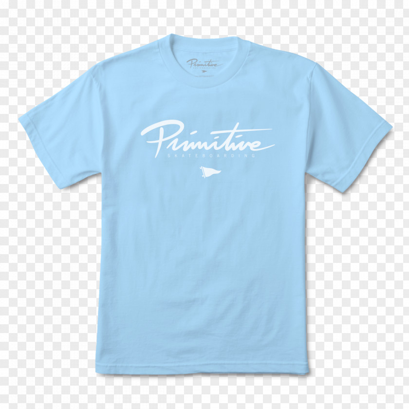 Powder Blue T-shirt Fruit Of The Loom Clothing Sleeve Top PNG