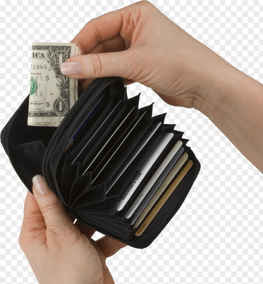 Wallet In Hands Image Leather Wallpaper PNG