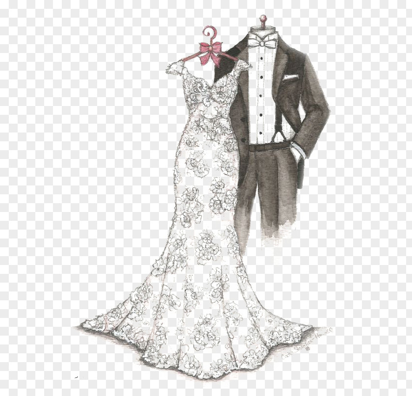 Dresses My Dreamlines Wedding Dress Sketch Gift PNG
