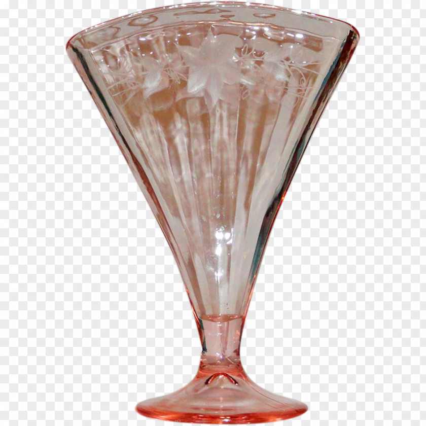 Glass Wine Depression Vase Champagne PNG