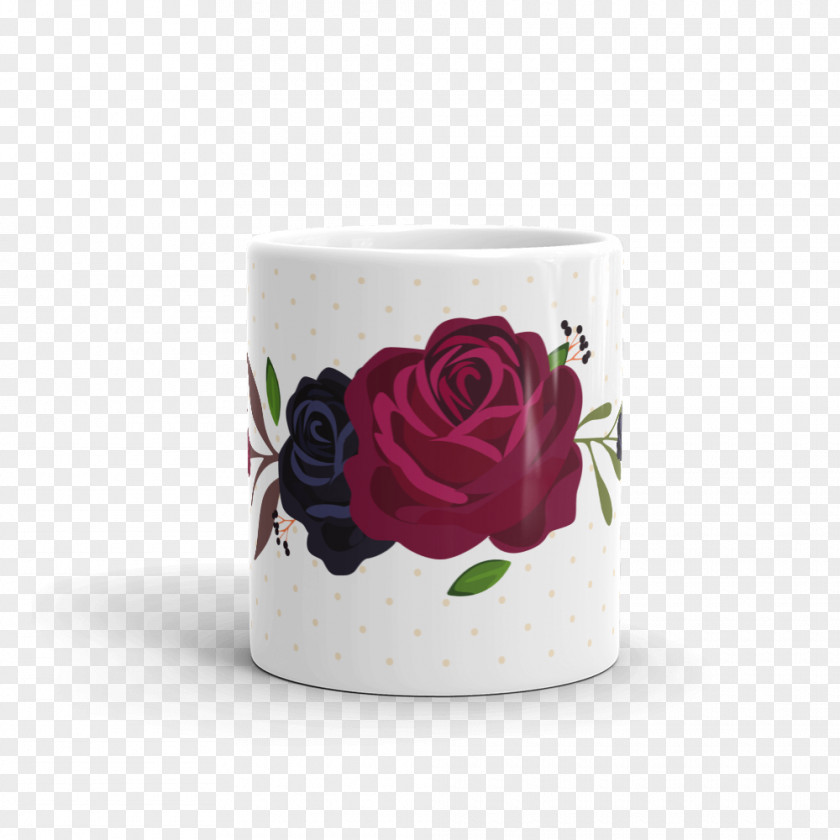 Mug Rose Flower Ceramic Perfect PNG