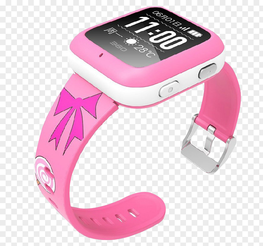 Pink Cushions Watches Smartwatch Wearable Computer Child Technology PNG