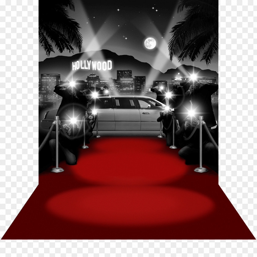 Backdrop Hollywood Red Carpet Mat Wallpaper PNG