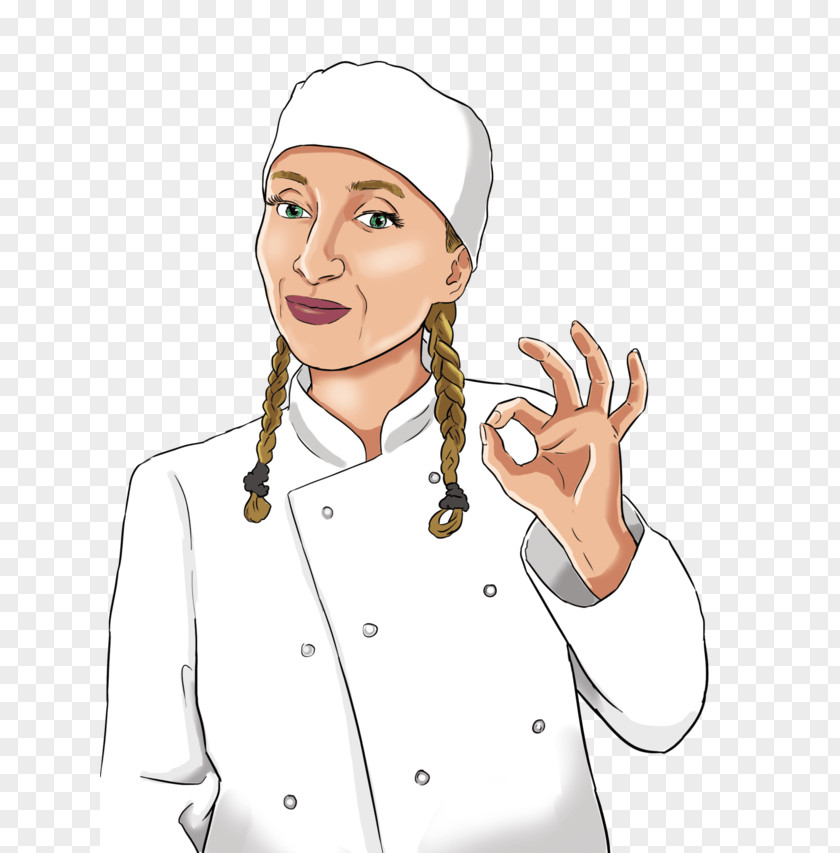 Cartoon Chef Chef's Uniform Cooking Profession PNG