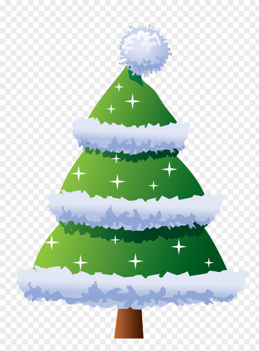 Christmas Tree Cartoon Clip Art PNG