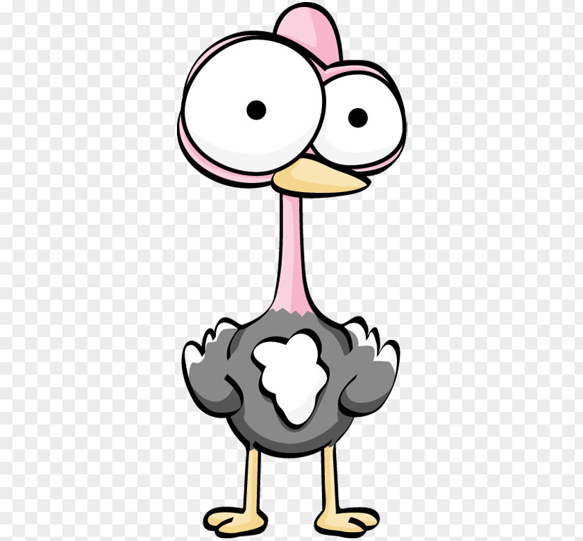 Funny Animals Common Ostrich Cartoon Drawing Photography Clip Art PNG