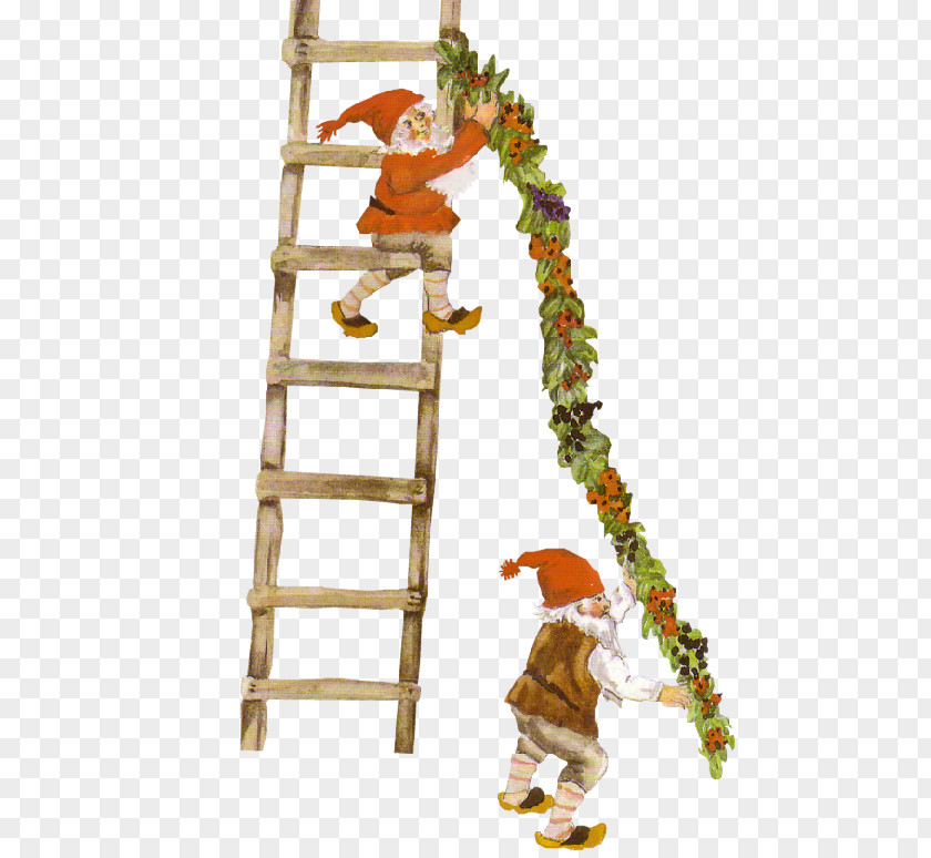 Ladders Lutin Christmas Elf Gnome PNG