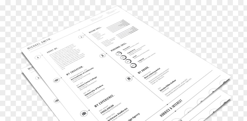 Professional Resume Product Design Document Brand Line PNG