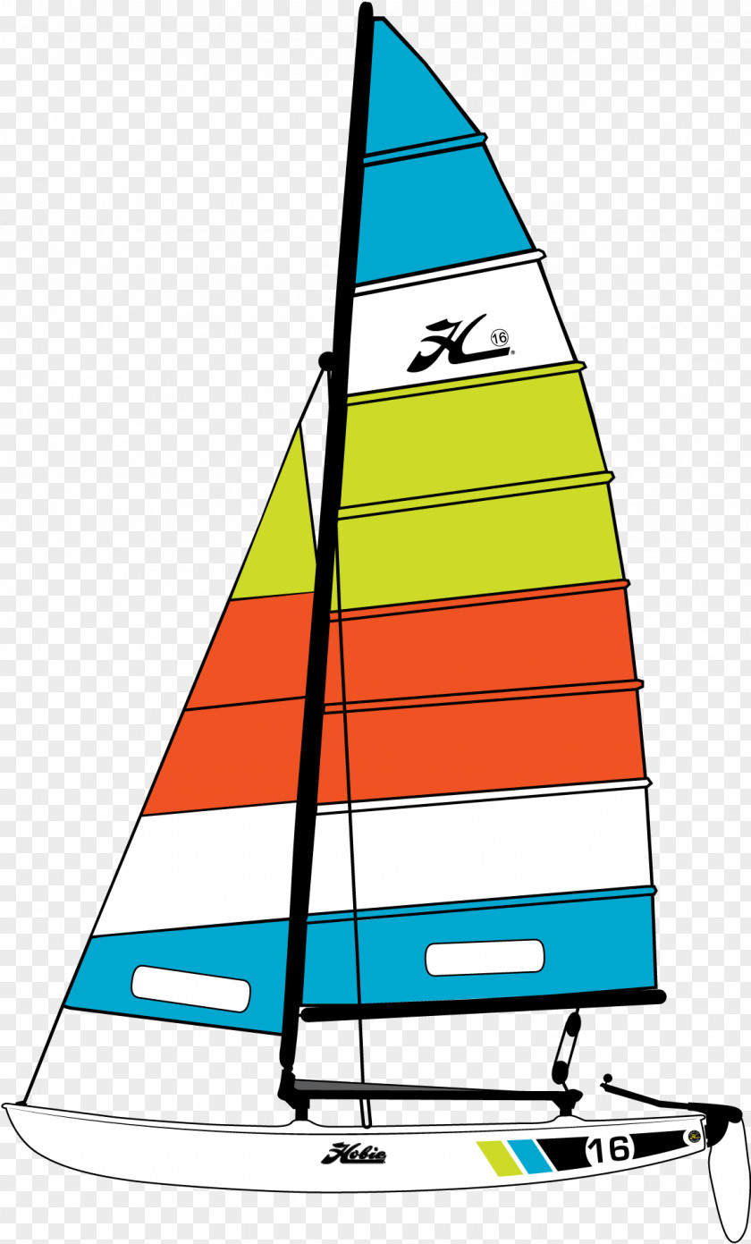 Sailing Hobie Cat 16 Sailboat Catamaran Kayak PNG