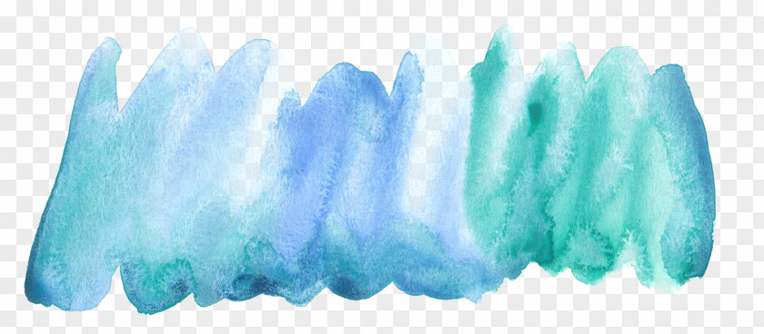 Salt Transparent Watercolor Painting Blues Drawing PNG