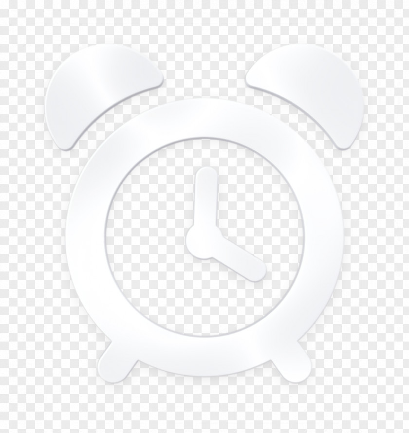 Blackandwhite Number Alarm Clock Icon Networking PNG