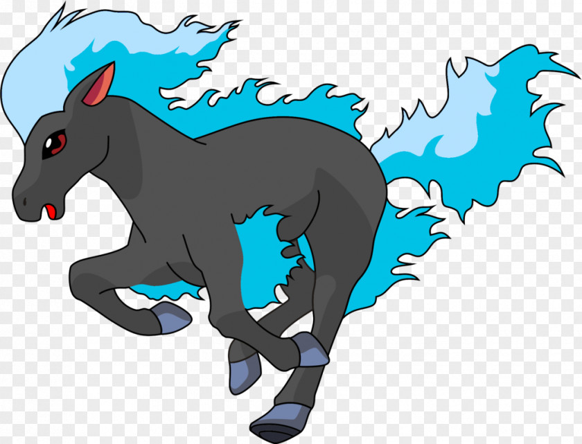 Blue Flaming Soccer Ball Wallpaper Pokémon FireRed And LeafGreen Red Ponyta Rapidash PNG