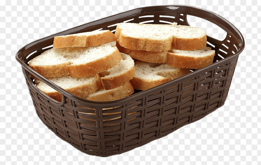 Bread Basket Colonies Brown Wicker Plastic Rattan PNG