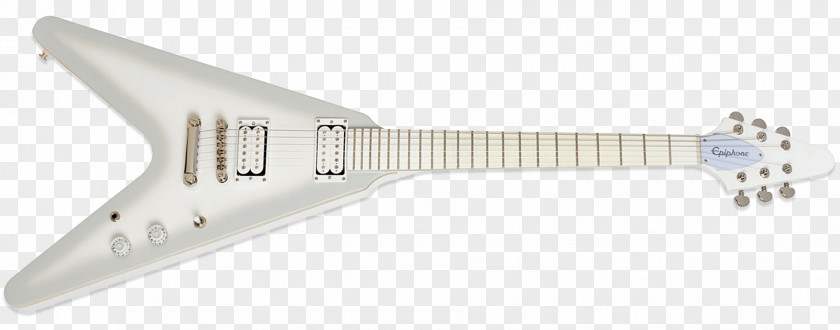 Electric Guitar Gibson Flying V Epiphone Limited Edition Brendon Small Snow Falcon String Instruments PNG
