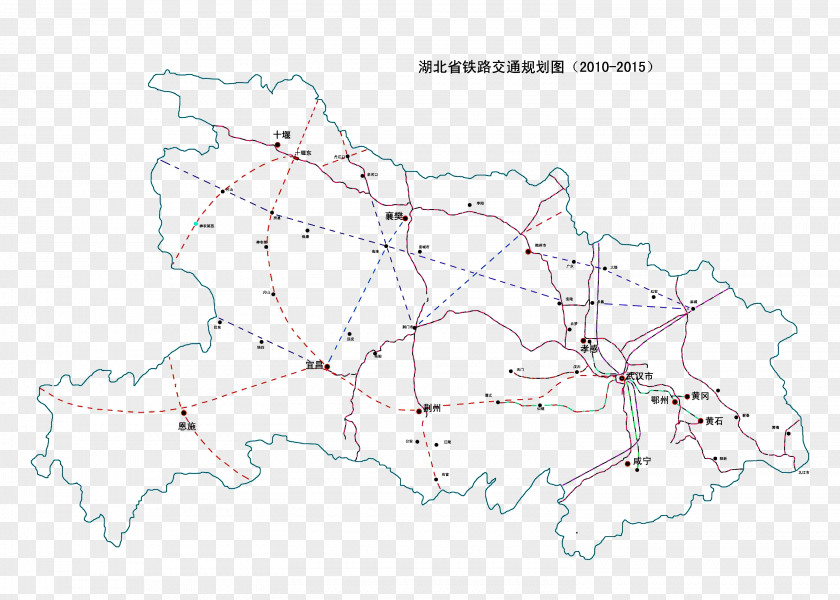 Map Of Hubei Province Area Pattern PNG