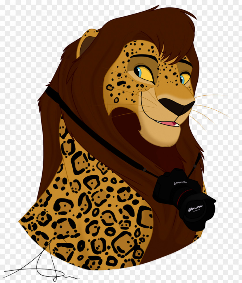 Tiger Lion Cartoon Headgear PNG
