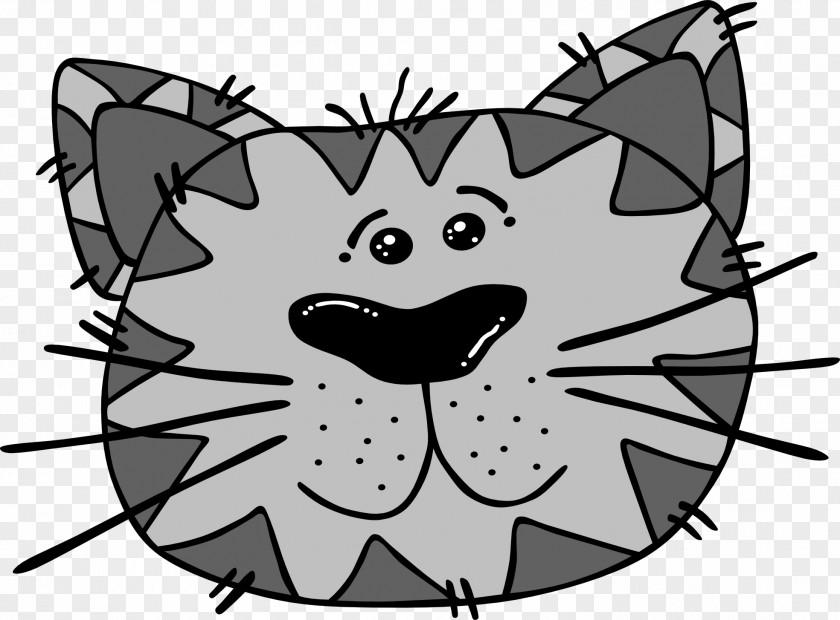 Black Cartoon Faces Sphynx Cat Clip Art PNG