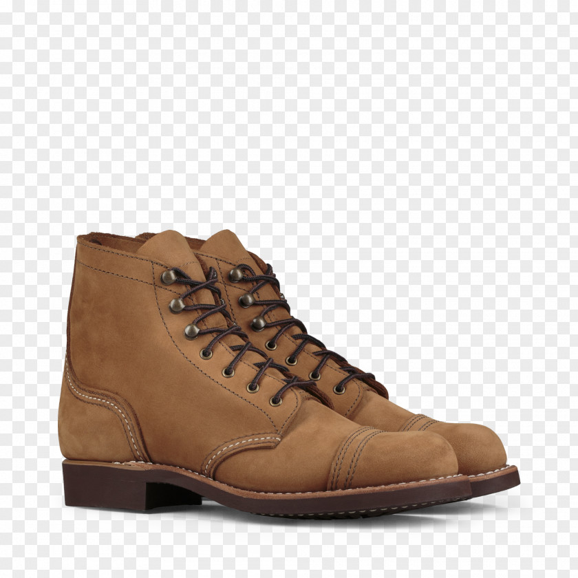 Boot Red Wing Shoes Leather Suede PNG