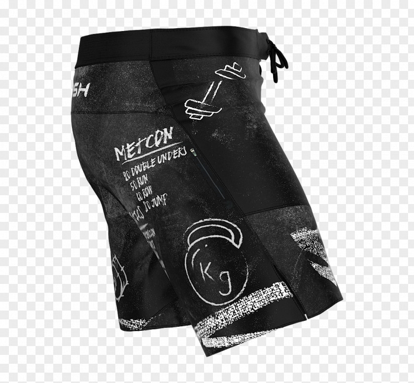 Crossfit Trunks Shorts Product Black M PNG