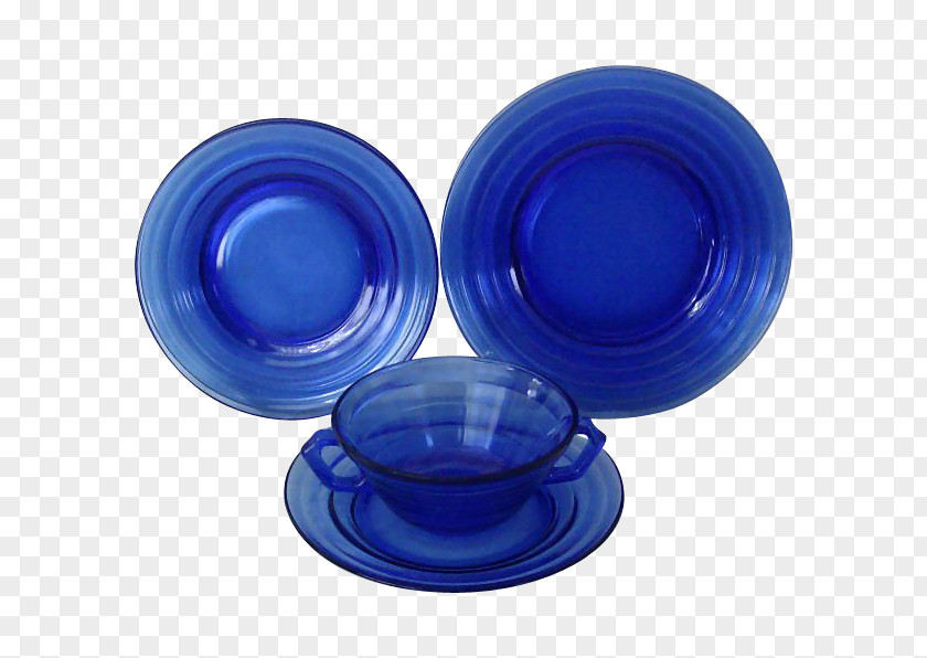 Design Plastic Cobalt Blue Bowl PNG