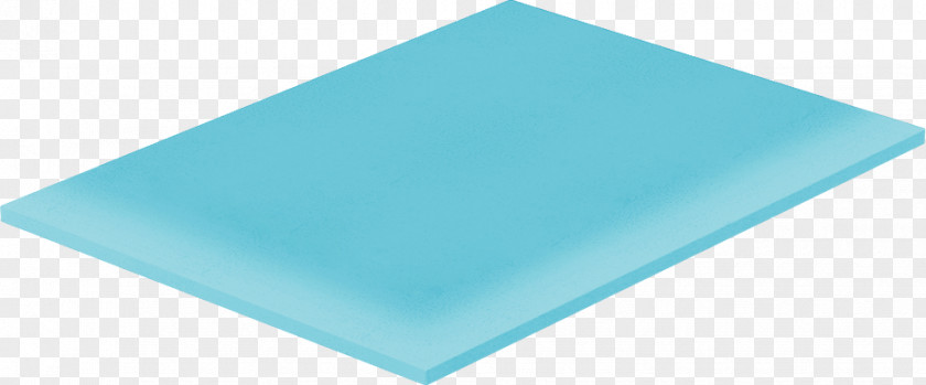 Foam Sheets Rectangle Turquoise PNG