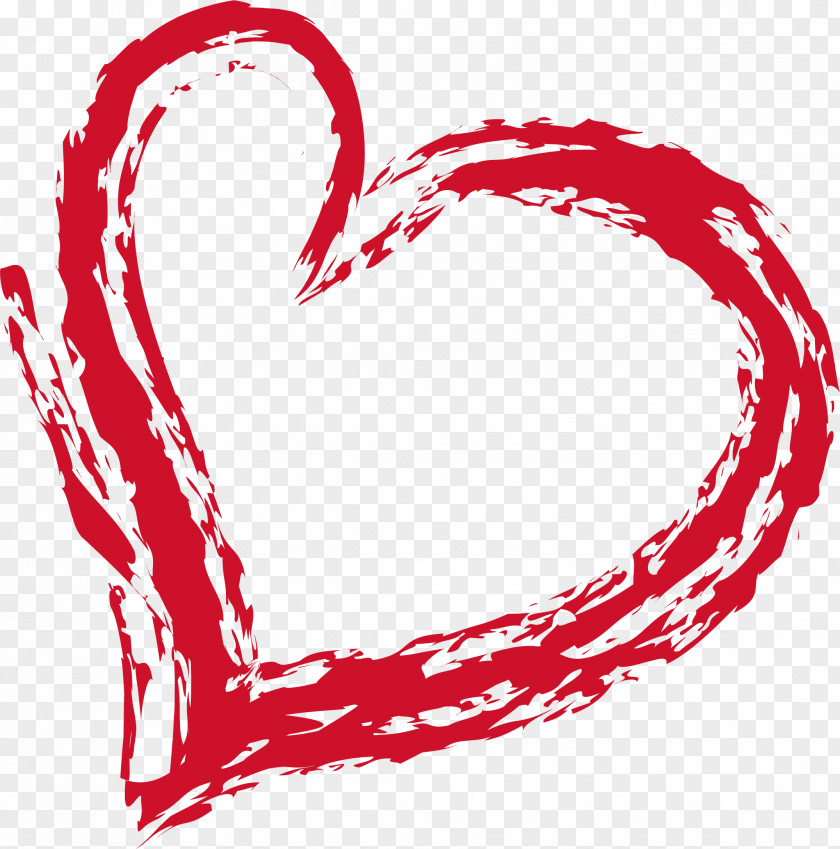 Red Ink Brush PNG