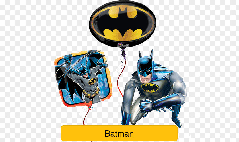 Batman Balloon Superhero Party Birthday PNG