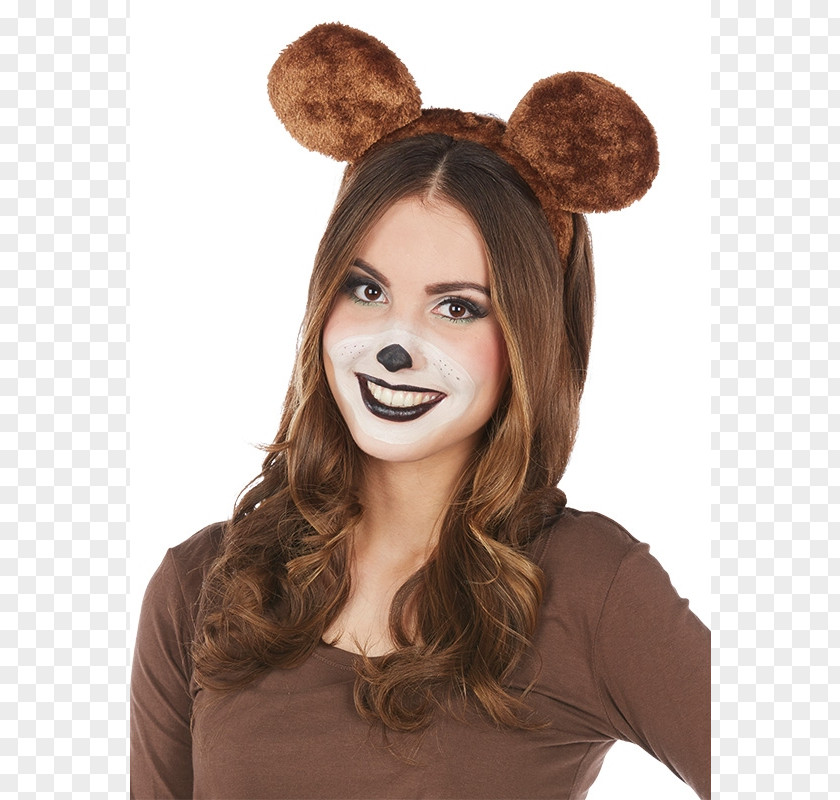 Bear Brown Disguise Haarreif Costume PNG