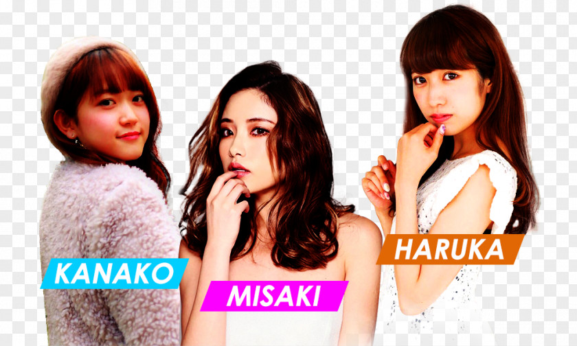 Influencer Hair Coloring Long Tokyo Girls Collection Marketing Bangs PNG