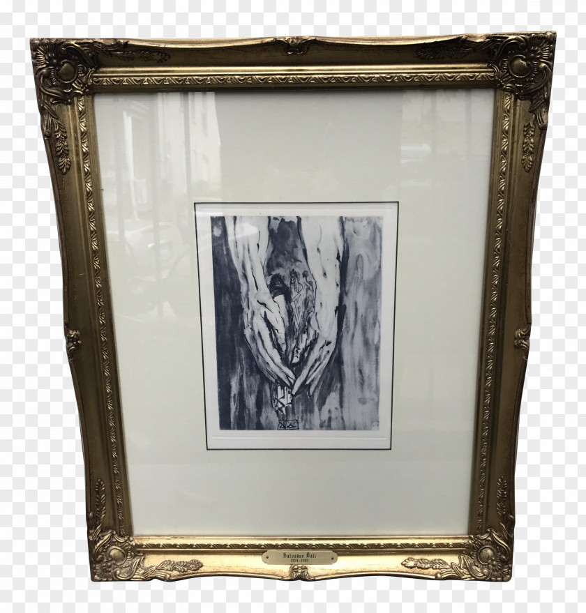 Jesus Salvador Dali Artist Picture Frames Antique Rectangle Image PNG