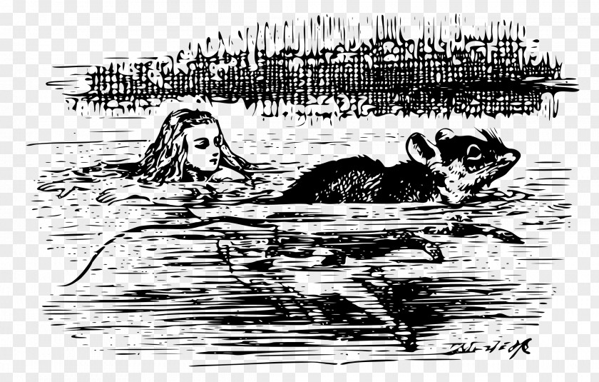 John Tenniel Alice's Adventures In Wonderland White Rabbit The Dormouse Clip Art PNG