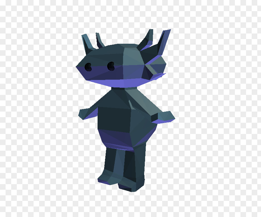 Low Poly Technology Machine Figurine Character PNG