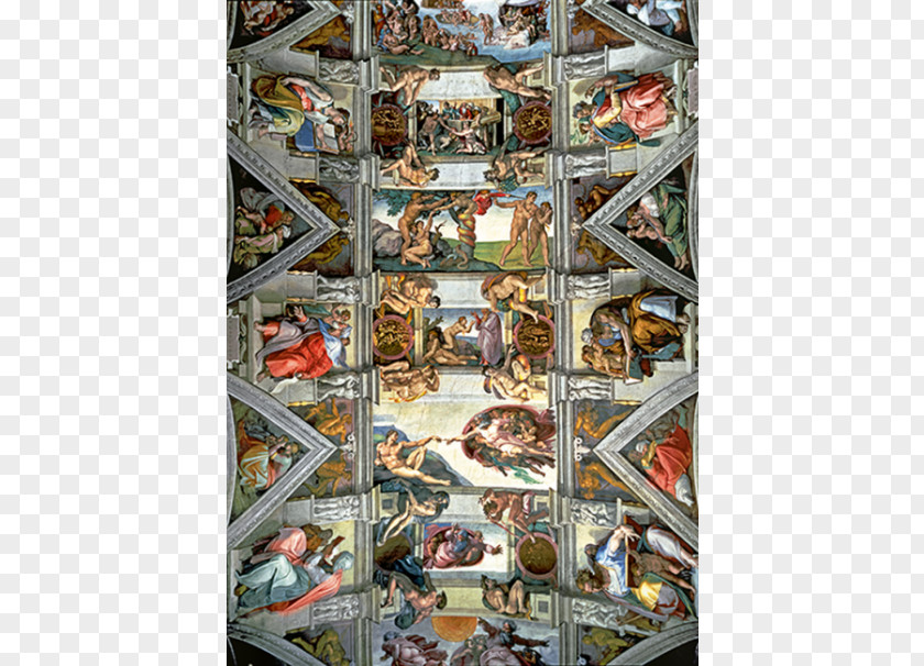 Painting Sistine Chapel Ceiling The Creation Of Adam Vatican Museums Fresco PNG