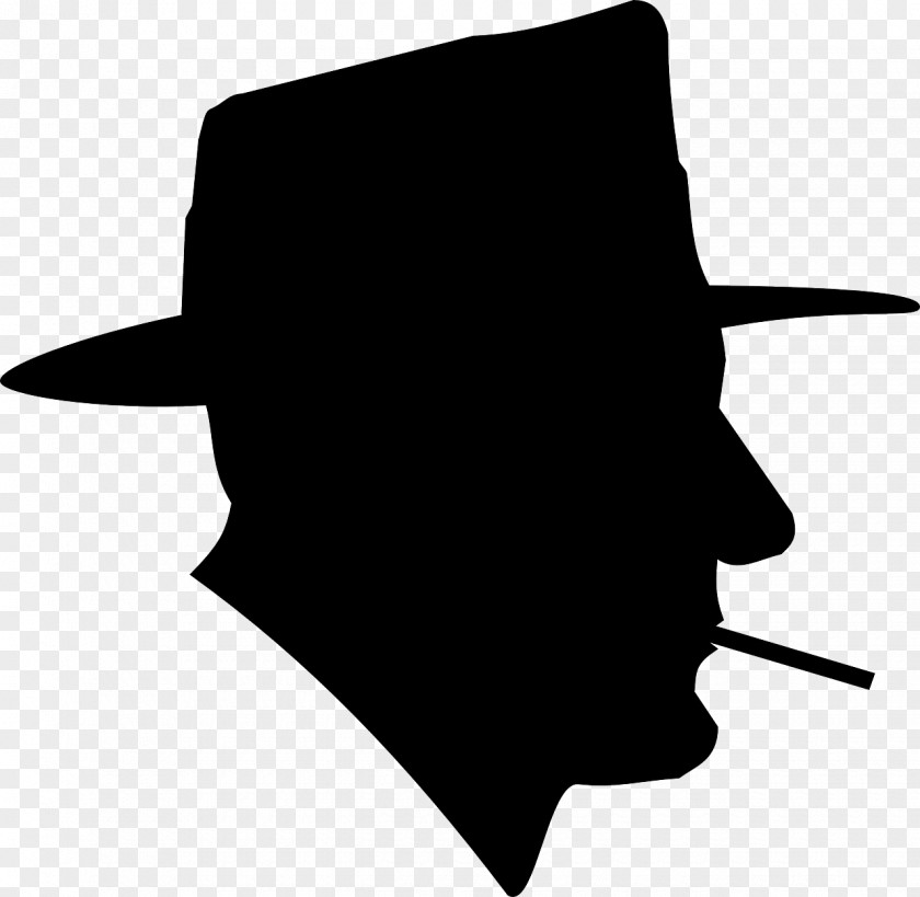 Silhouette Smoking Drawing Clip Art PNG