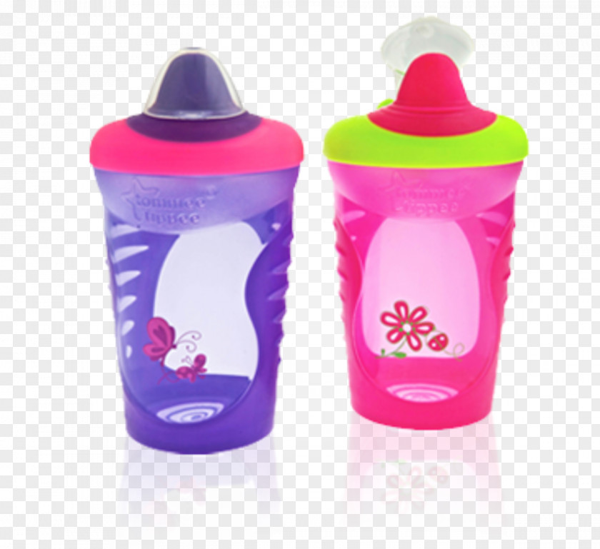 Baby Gender Reveal Sippy Cups Water Bottles Infant PNG