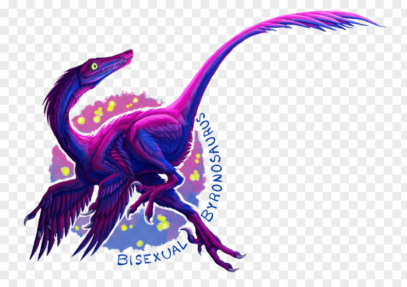 Byronosaurus Dinosaur Bisexuality Bisexual Pride Flag Stegosaurus PNG pride flag Stegosaurus, dinosaur clipart PNG